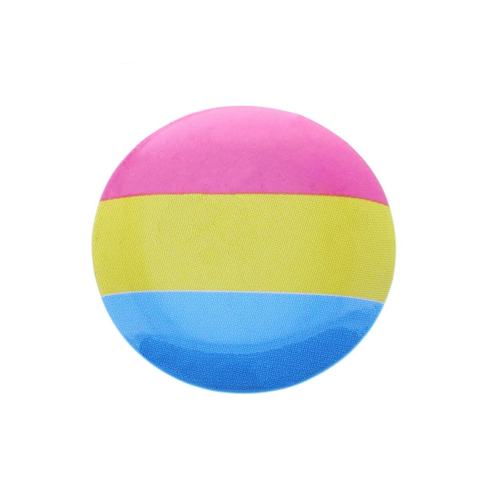 Zac's Alter Ego - Pansexual Equality Flag Badge/button - Multicolours